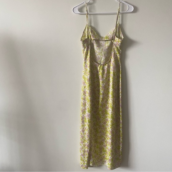 Zara Retro Floral Open Back MIDI Dress - Picture 11 of 12